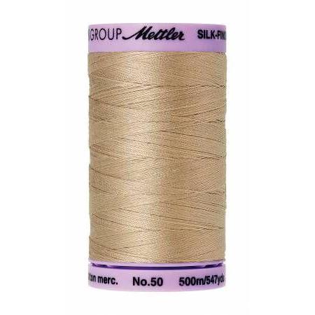 Mettler Silk Finish Cotton Thread 500m Straw-Notion-Spool of Thread