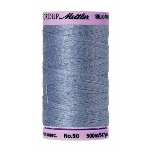 Mettler Silk Finish Cotton Thread 500m Summer Sky-Notion-Spool of Thread