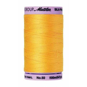 Mettler Silk Finish Cotton Thread 500m Summer Sun-Notion-Spool of Thread