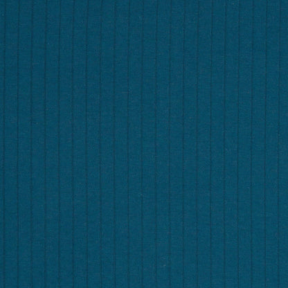 Neve Rib Knit Kingfisher Blue ½ yd-Fabric-Spool of Thread