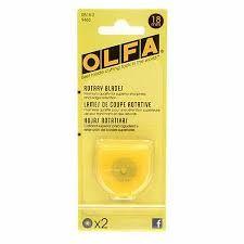 Olfa 18 mm Rotary Blades 2 Pack-Notion-Spool of Thread