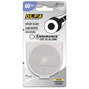 Olfa 60 mm Endurance Rotary Blade 1 Pack