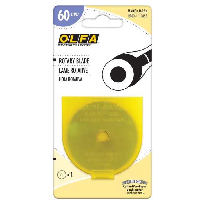 Olfa 60mm Rotary Blade 1 Pack