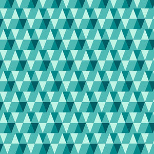 Peppermint Triangles Green ½ yd-Fabric-Spool of Thread