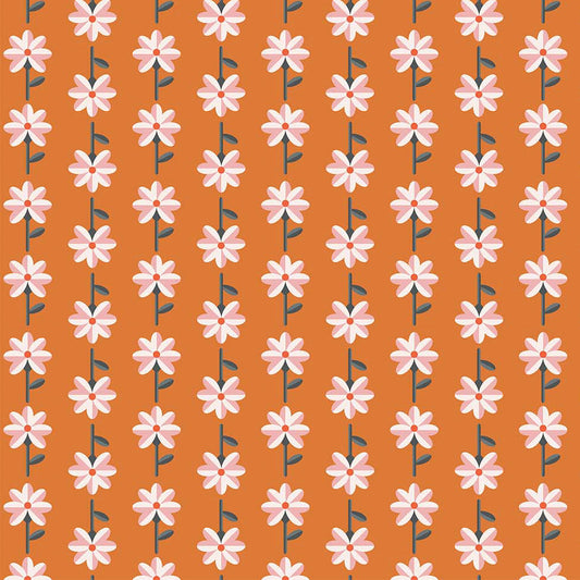 Pickle Juice Daisy Orange ½ yd-Fabric-Spool of Thread