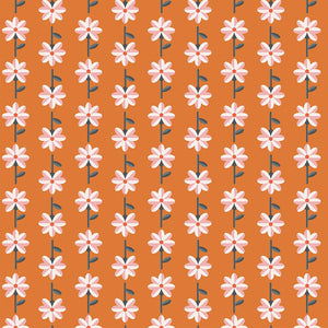 Pickle Juice Daisy Orange ½ yd-Fabric-Spool of Thread