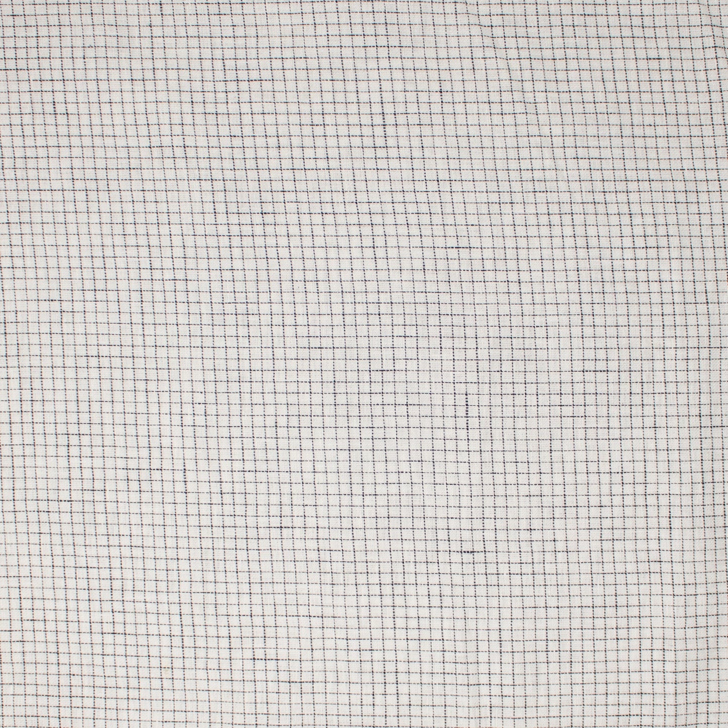 Powell Washed Linen Cotton Check Swan ½ yd-Fabric-Spool of Thread