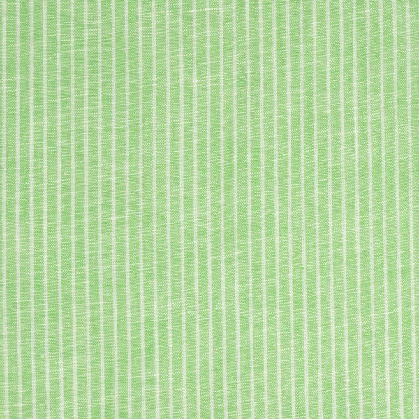 Powell Washed Linen Cotton Stripe Limeade ½ yd-Fabric-Spool of Thread