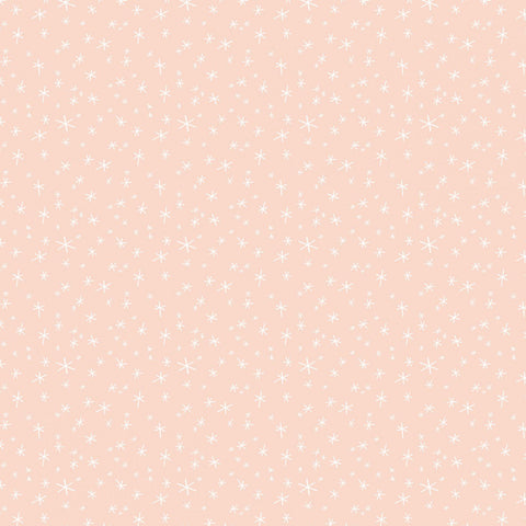 Prosecco Party Scattered Stars Blush ½ yd-Fabric-Spool of Thread