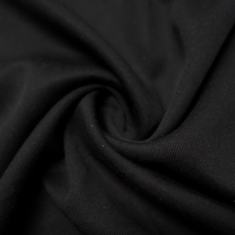 Quadra Lyocell Twill Coal Black ½ yd-Fabric-Spool of Thread