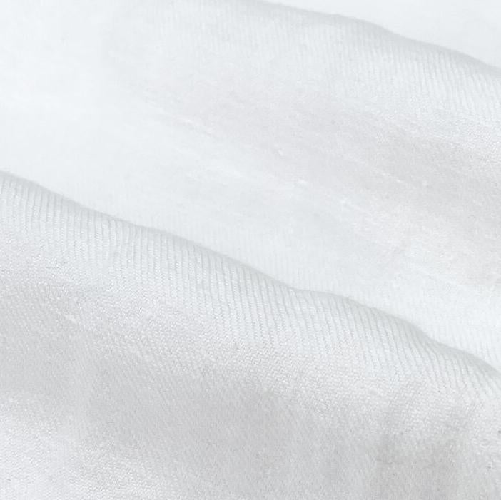 Rowen Sandwashed Linen Twill Ivory White ½ yd-Fabric-Spool of Thread