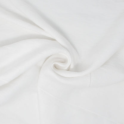 Rowen Sandwashed Linen Twill Ivory White ½ yd-Fabric-Spool of Thread