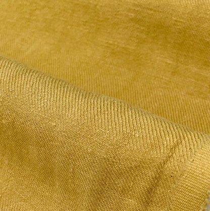 Rowen Sandwashed Linen Twill Mustard ½ yd-Fabric-Spool of Thread