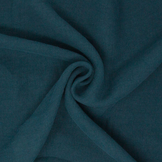 Rowen Sandwashed Linen Twill Pacific ½ yd-Fabric-Spool of Thread