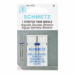 Schmetz Stretch Twin Sewing Machine Needle 4.0/75