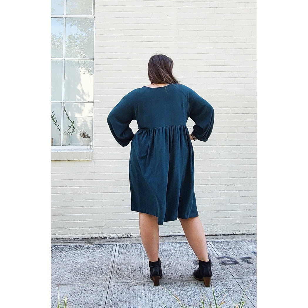 Sew House Seven Romey Gathered Dress and Top Curvy Fit Sizes 16-34 Pap ...