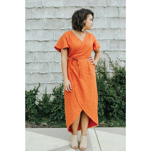 Sew to Grow Charli Anne Wrap Dress Paper Pattern-Pattern-Spool of Thread