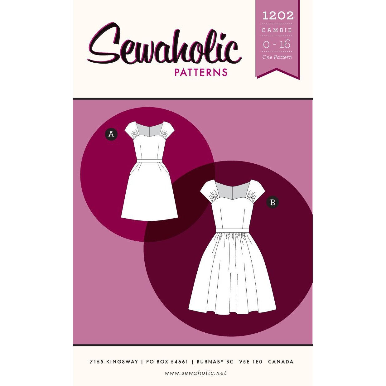 Sewaholic Cambie Dress Paper Pattern-Pattern-Spool of Thread
