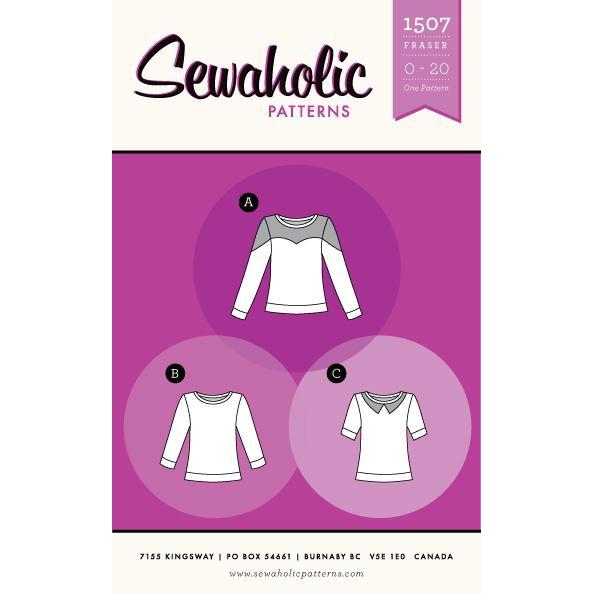 Sewaholic Fraser Sweatshirt Paper Pattern-Pattern-Spool of Thread