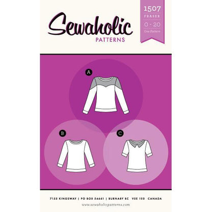 Sewaholic Fraser Sweatshirt Paper Pattern-Pattern-Spool of Thread