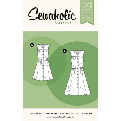 Sewaholic Harwood Dress Paper Pattern-Pattern-Spool of Thread