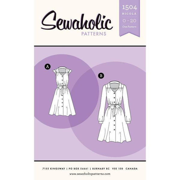 Sewaholic Nicola Dress Paper Pattern-Pattern-Spool of Thread