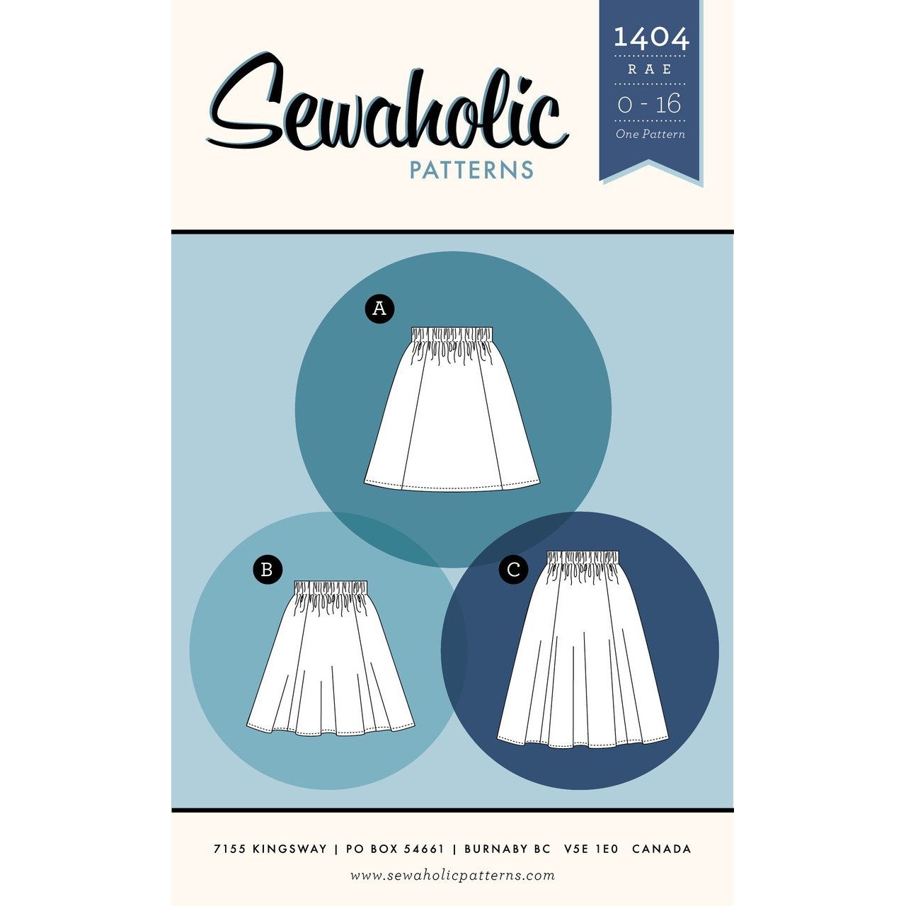 Skort Paper Pattern Sewaholic Patterns – Spool of Thread