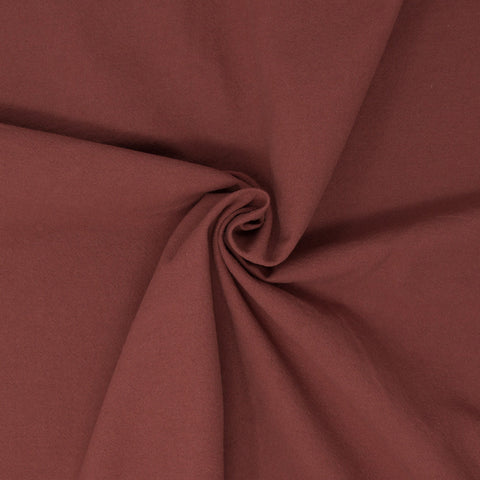 Sienna Sandwashed Cotton Crepe Marsala ½ yd-Fabric-Spool of Thread