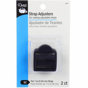 Strap Adjusters Black-Notion-Spool of Thread
