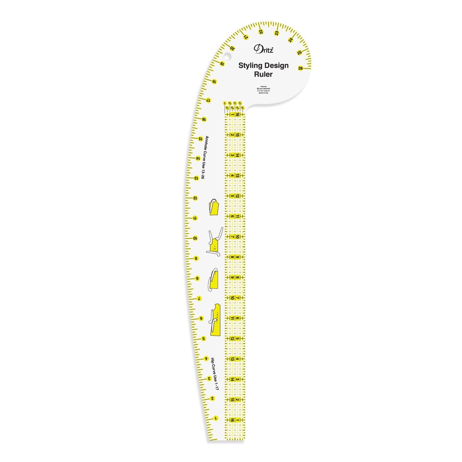 Spool Rulers Styling Design Ruler Clear – Spool of Thread