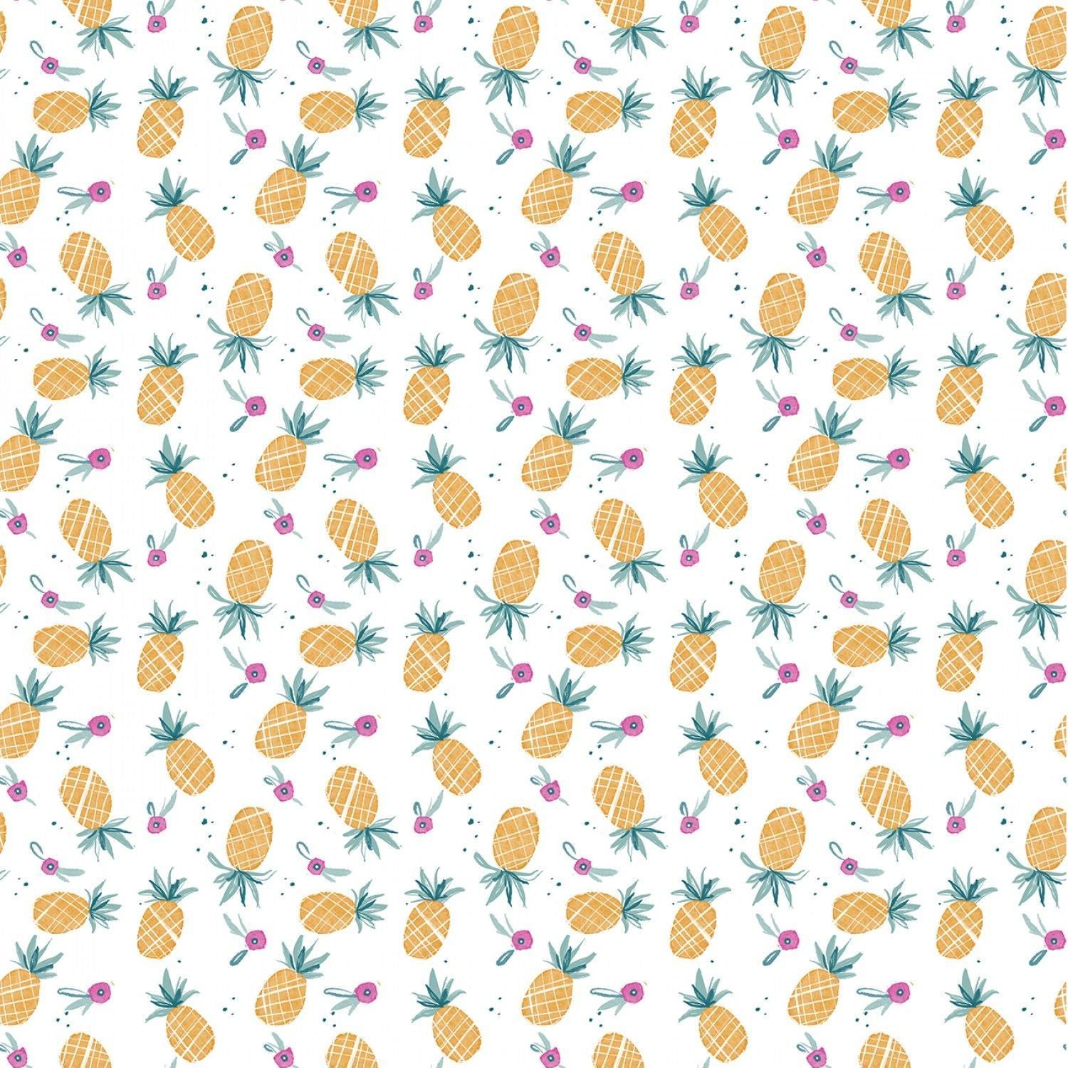 Summer Lovin' Pineapples Multi ½ yd-Fabric-Spool of Thread