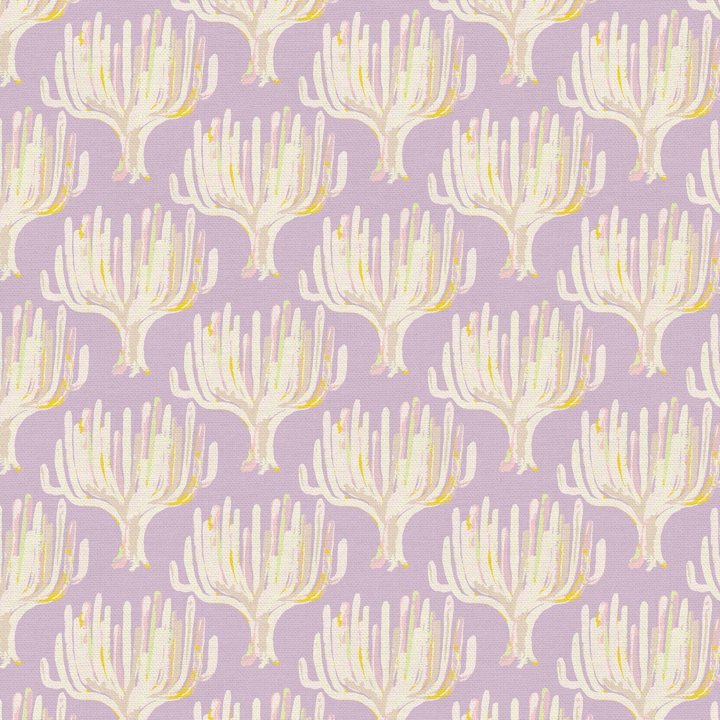 Sun And Sand Giant Cacti Purple ½ yd-Fabric-Spool of Thread
