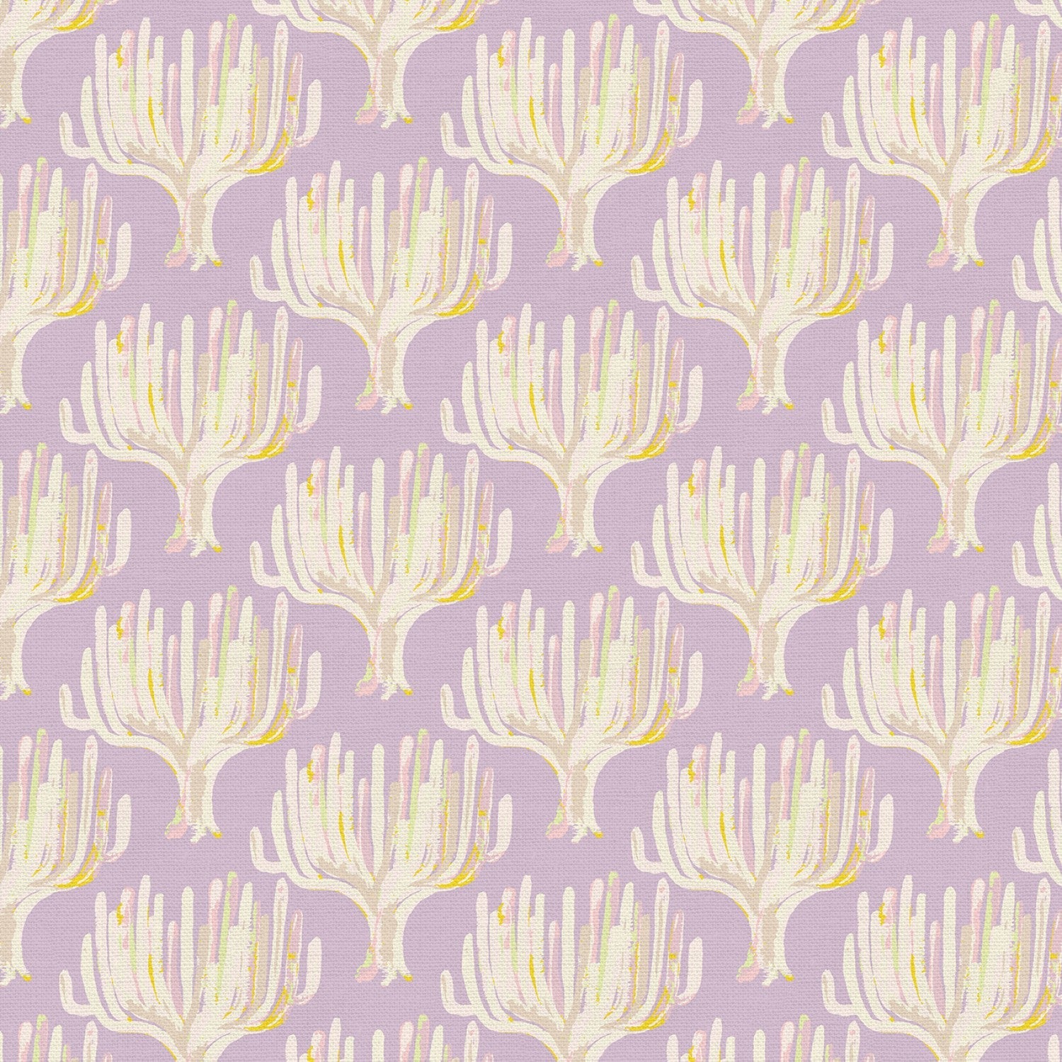 Sun And Sand Giant Cacti Purple ½ yd-Fabric-Spool of Thread