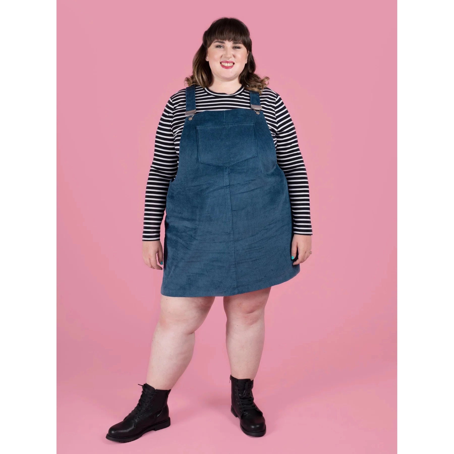 Dungaree dress plus sales size