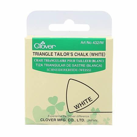 Triangle Tailor's Chalk - White-Notion-Spool of Thread