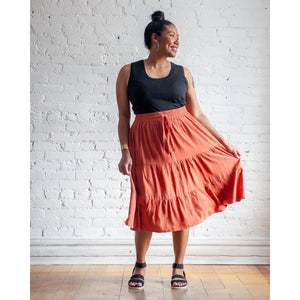 True Bias Mave Skirt Sizes 14-30 Paper Pattern-Pattern-Spool of Thread