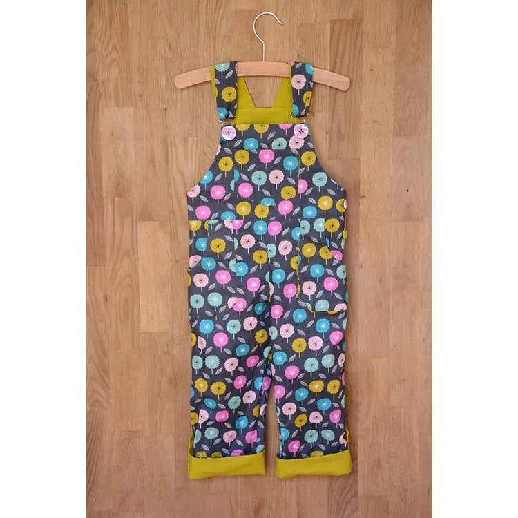 Two Stitches Freddie Dungarees and Pinafore Dress Paper Pattern-Pattern-Spool of Thread