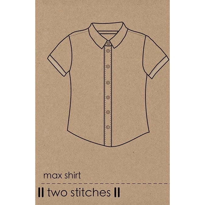 Two Stitches Max Shirt Paper Pattern-Pattern-Spool of Thread