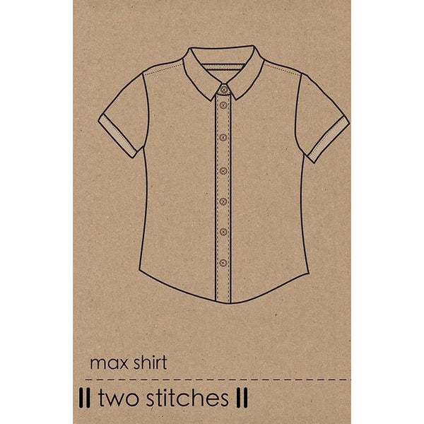Two Stitches Max Shirt Paper Pattern-Pattern-Spool of Thread