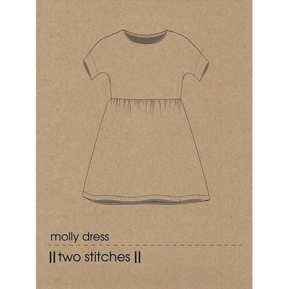 Two Stitches Molly Dress Paper Pattern-Pattern-Spool of Thread