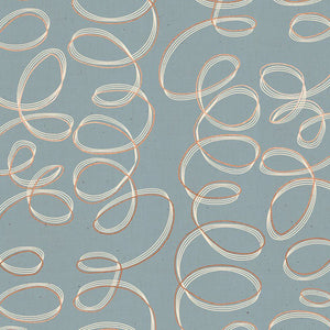 Unruly Nature Sky Metallic ½ yd-Fabric-Spool of Thread