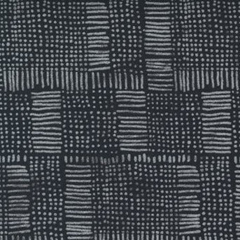 Whispers Metallic Black Silver ½ yd-Fabric-Spool of Thread