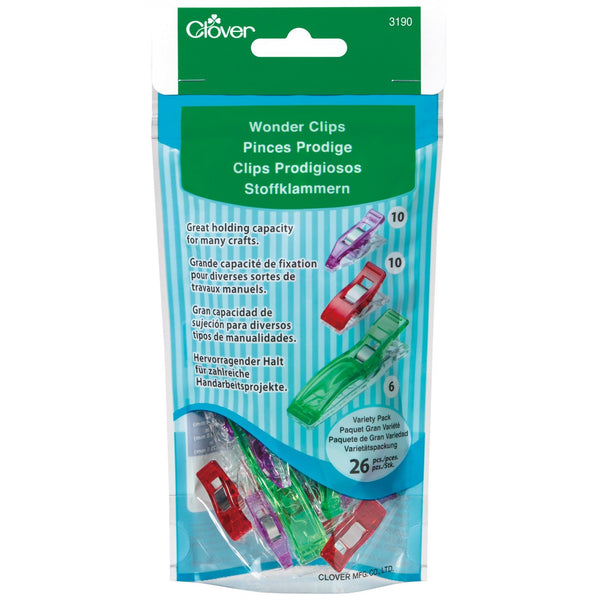 Wonder Clips Variety Pack - 26pc-Notion-Spool of Thread