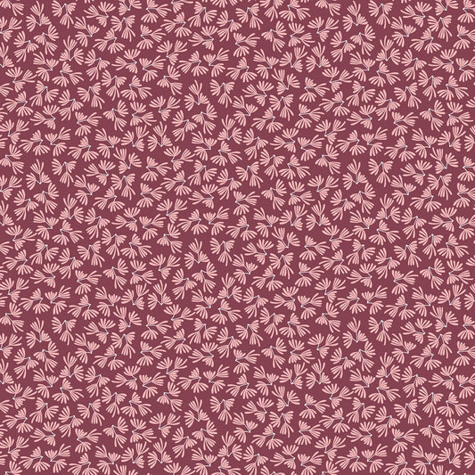 Xanadu Flora Beet ½ yd-Fabric-Spool of Thread