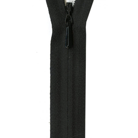Zipper Tape Invisible 8-inch Black