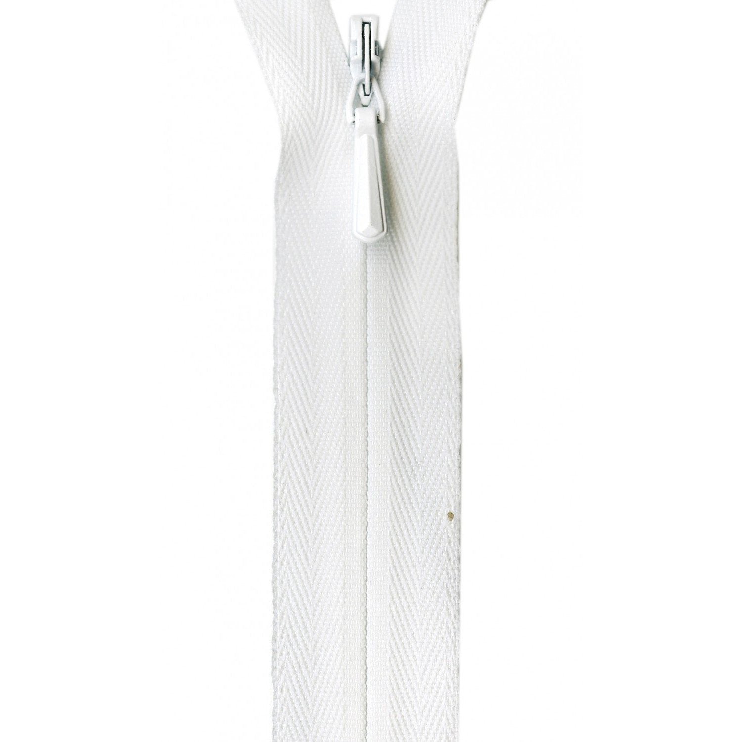 Zipper Tape Invisible 8-inch White