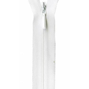 Silky White Heavy 5 Invisible Zipper by the Yard -  Canada