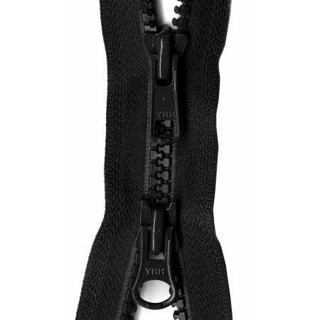 Zipper Vislon 2-way Separating 36-inch Black-Notion-Spool of Thread