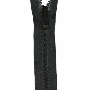 Zipper Vislon Reversible Separating 24-inch Black-Notion-Spool of Thread