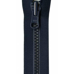 Zipper Vislon Reversible Separating 24-inch Navy-Notion-Spool of Thread
